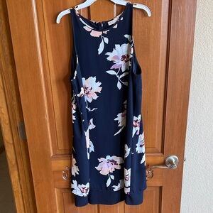 Lila Rose Navy Floral Mini Dress